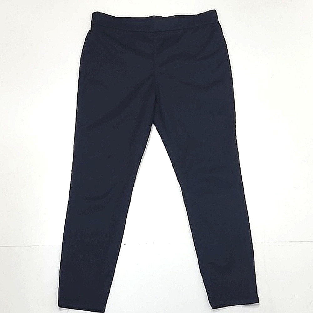 NY & Co Pull On Legging Ankle Pants High Waist Rise Back Pockets Skinny Slim Leg - Picture 4 of 17